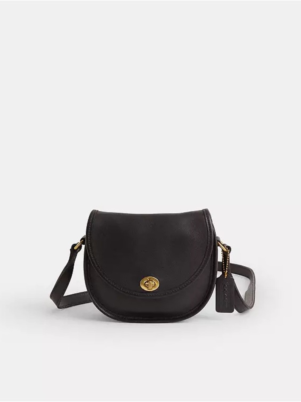 Vintage Coach  Classic Watson Crossbody  Bag Black  6606 EUC